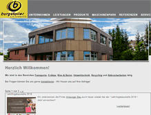 Tablet Screenshot of burgstaller.com
